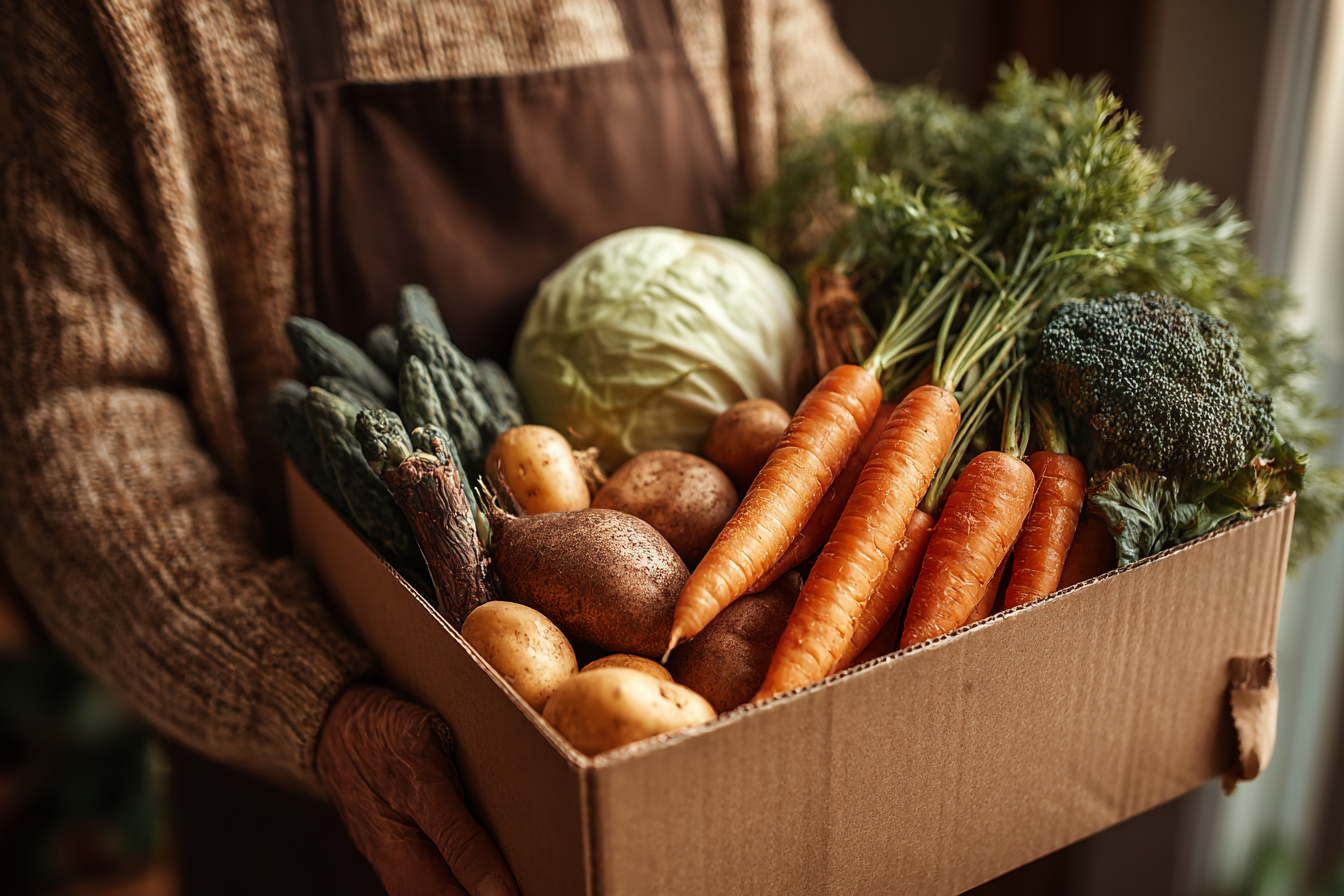 Freundliche Ernährungsberaterin im Gespräch mit einem älteren Herrn
